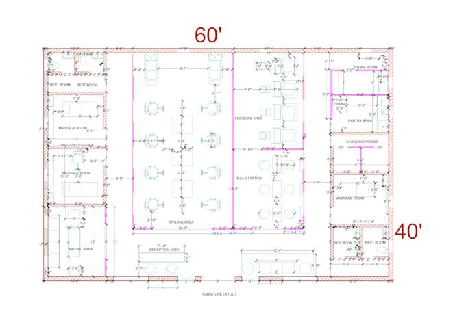 redraw your rough sketch in autocad